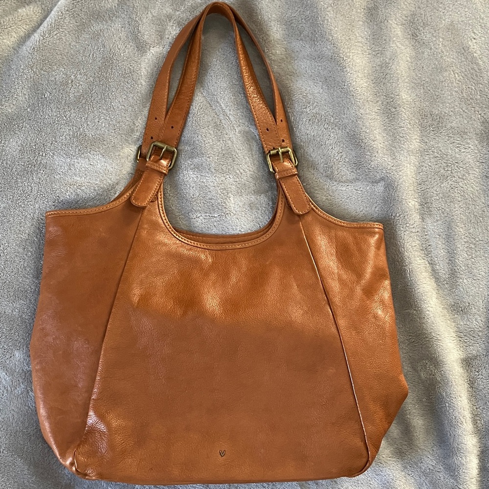 Chic Brown Leather Tote Bag